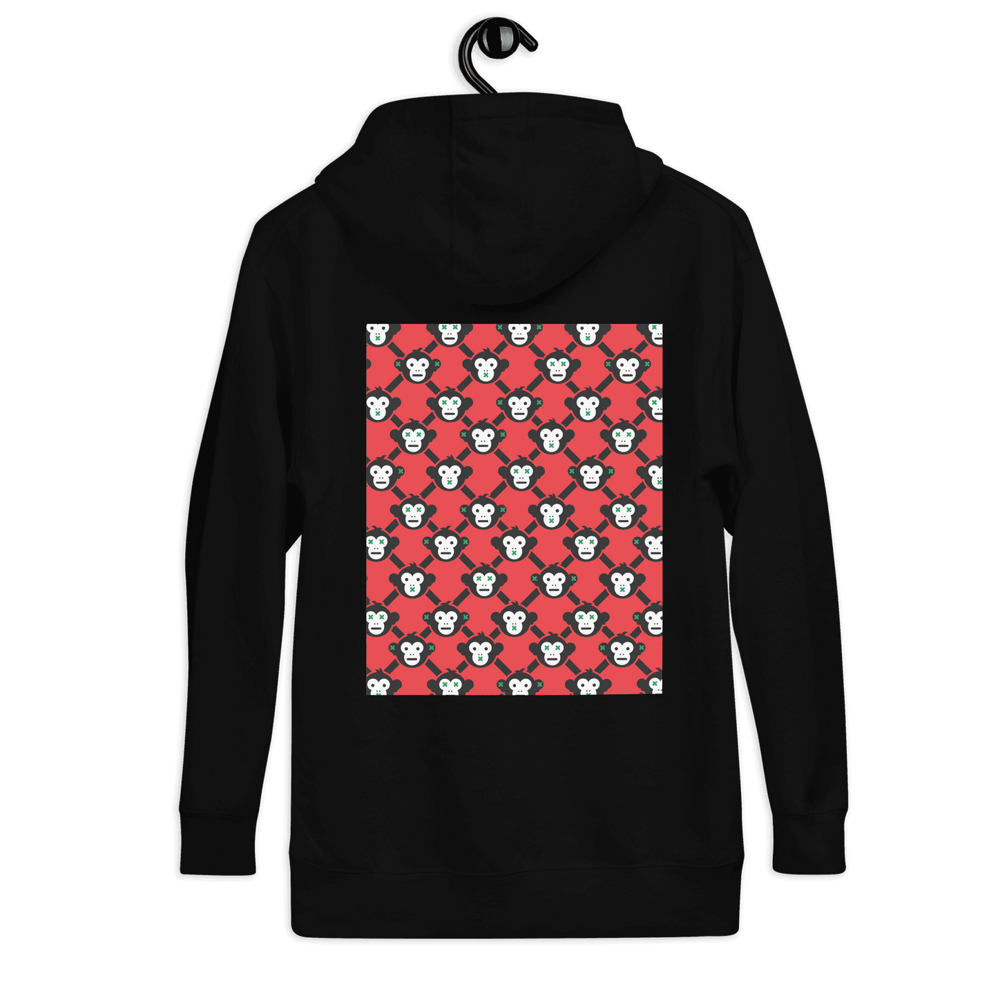 3 Monkeys Palestinian Unisex Black Hoodie