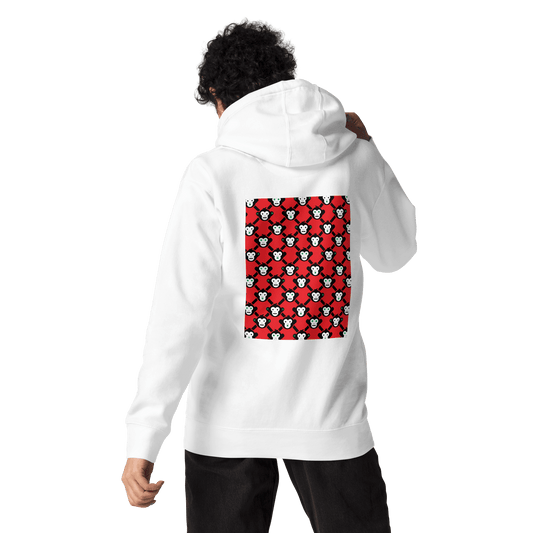 3 Monkeys Palestinian Unisex White Hoodie