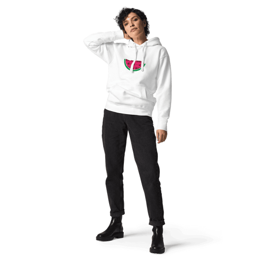 Palestine Watermelon Tatreez Map Unisex Hoodie