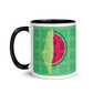 Palestinian Watermelon Tatreez Mug