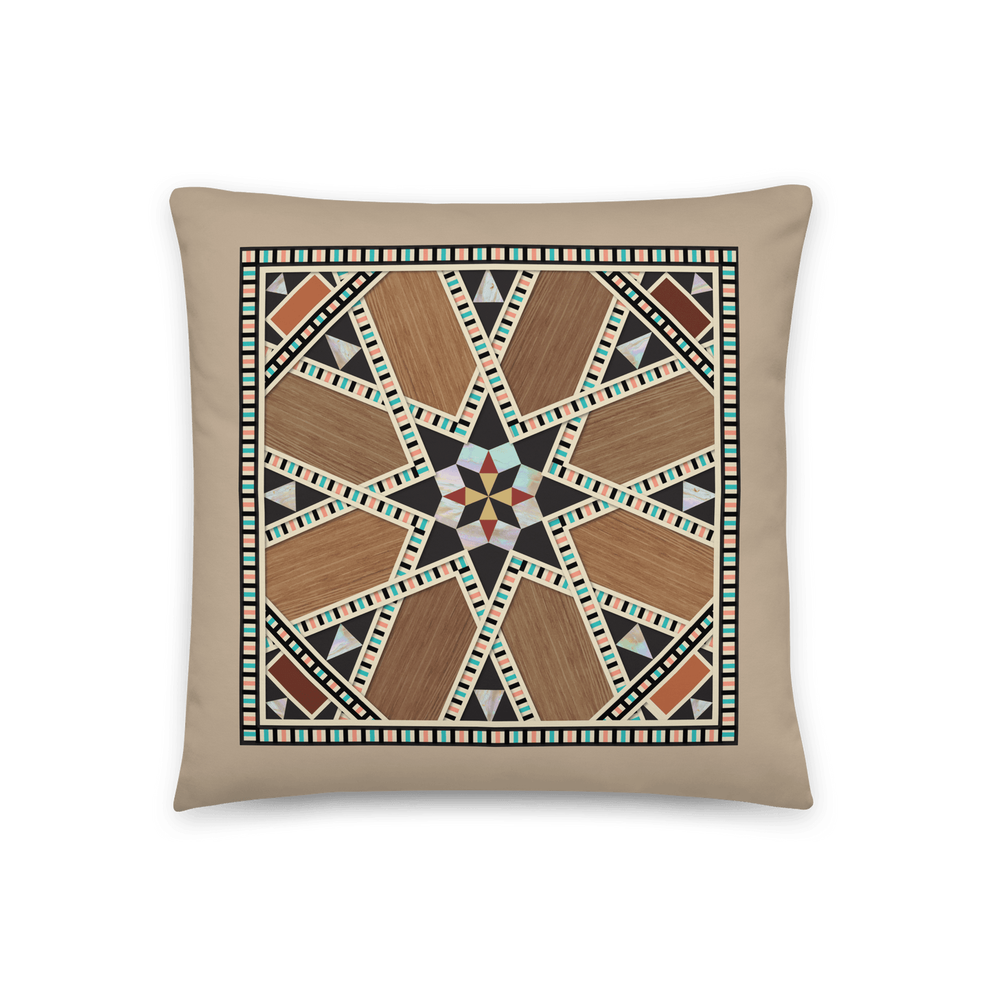 Coussin Motif mosaïque syrien