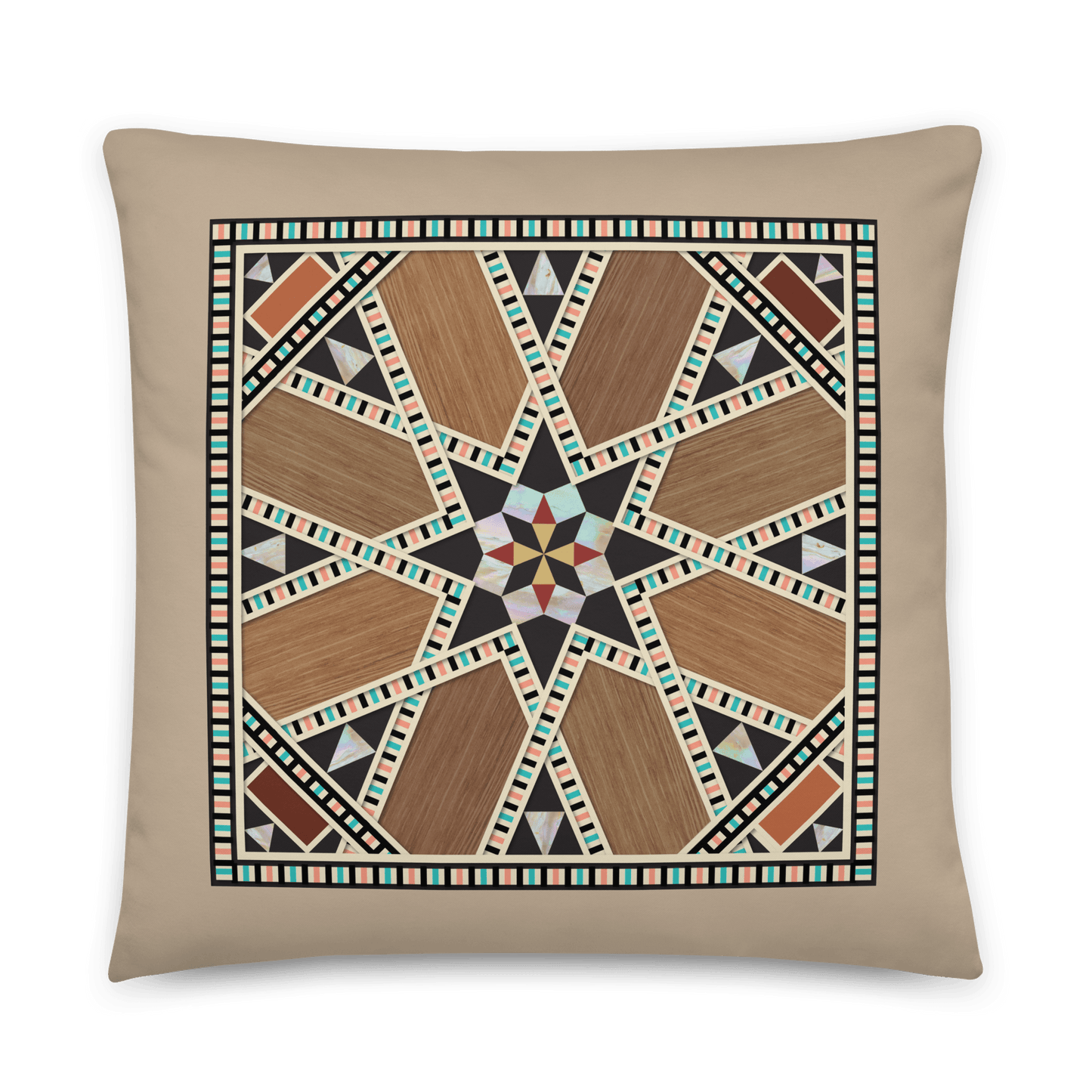 Coussin Motif mosaïque syrien