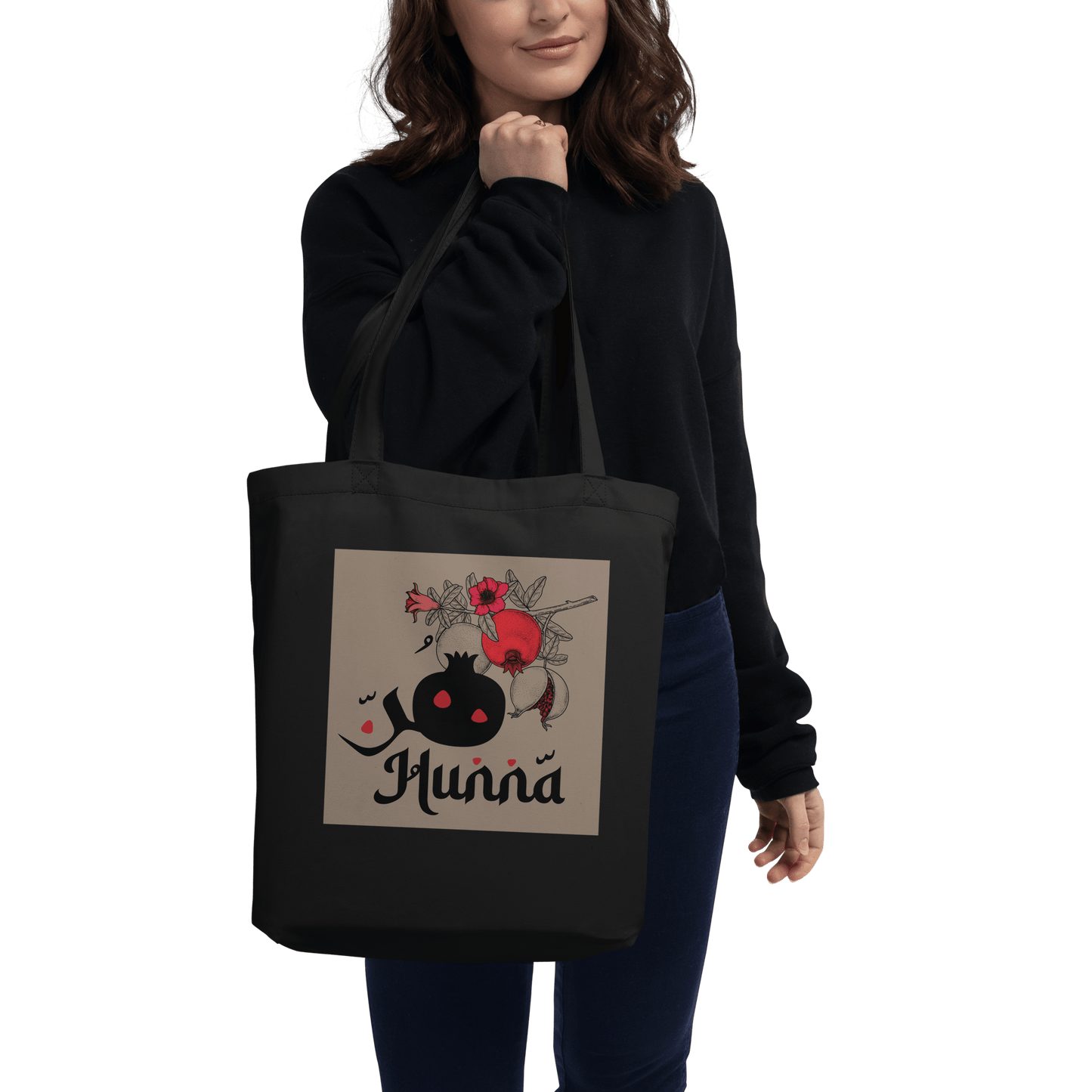 Hunna Rumman Logo Tote Bag