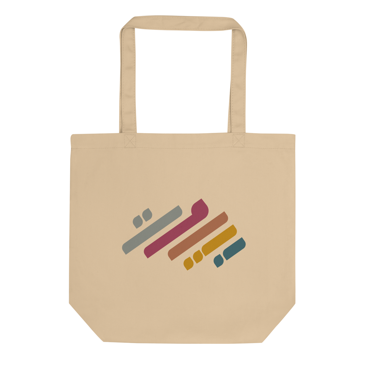 Logo de Beyrouth coloré rétro Tote bag