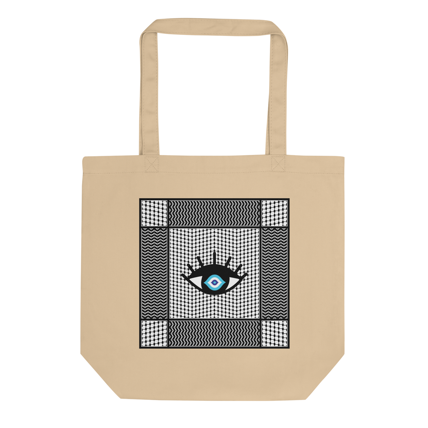 Palestinian Eye Pattern Tote Bag