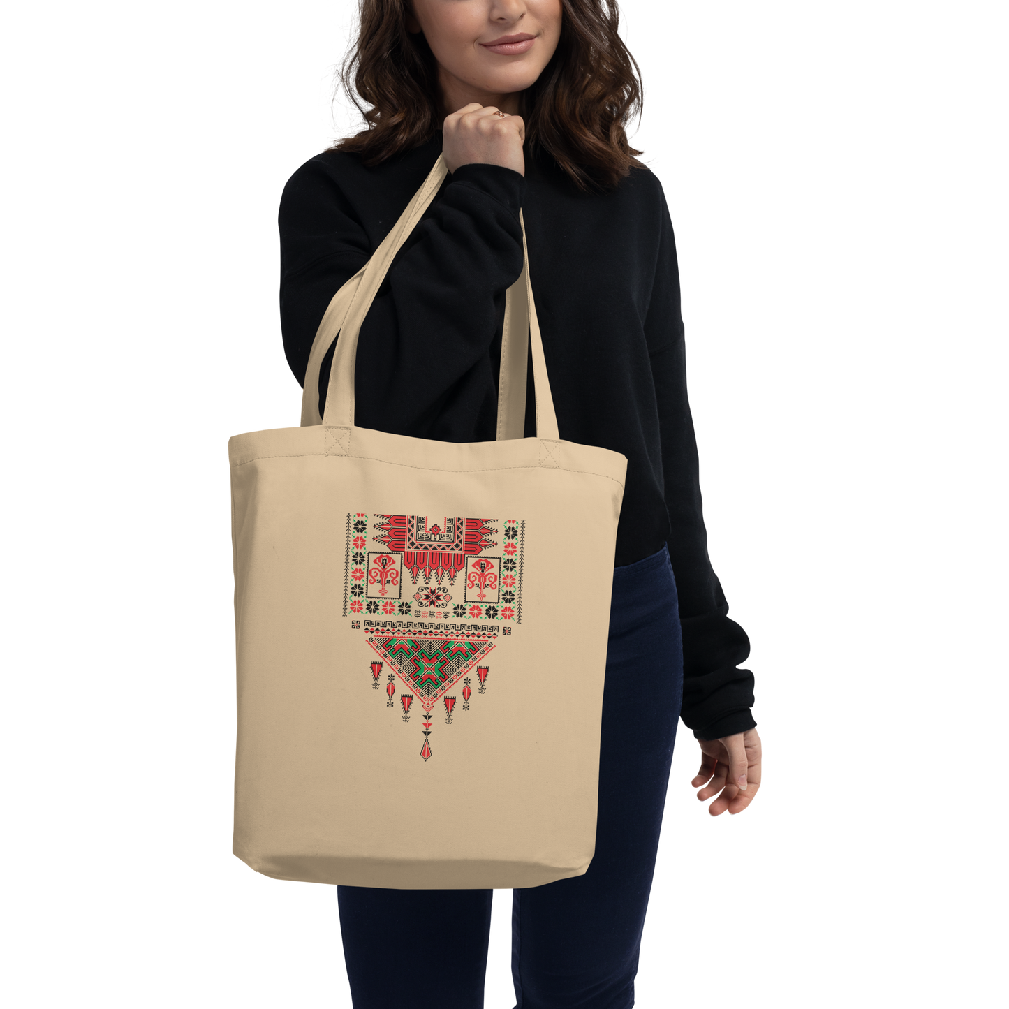 Palestinian Tatriz Tote Bag