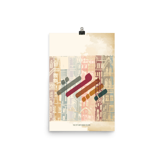 Beirut Logo - City Of Colors Poster