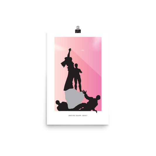 Beirut Martyrs Square Poster