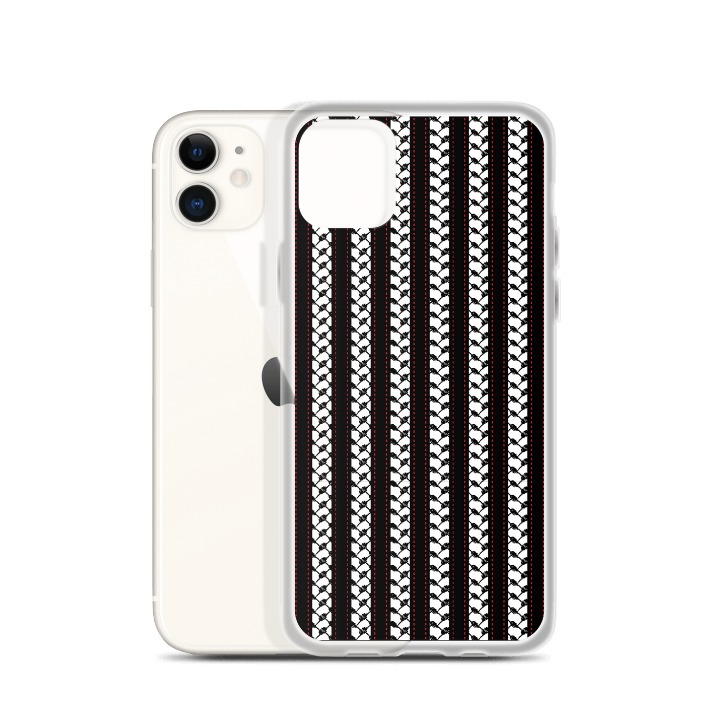 Palestine Kuffia Pattern iPhone Case