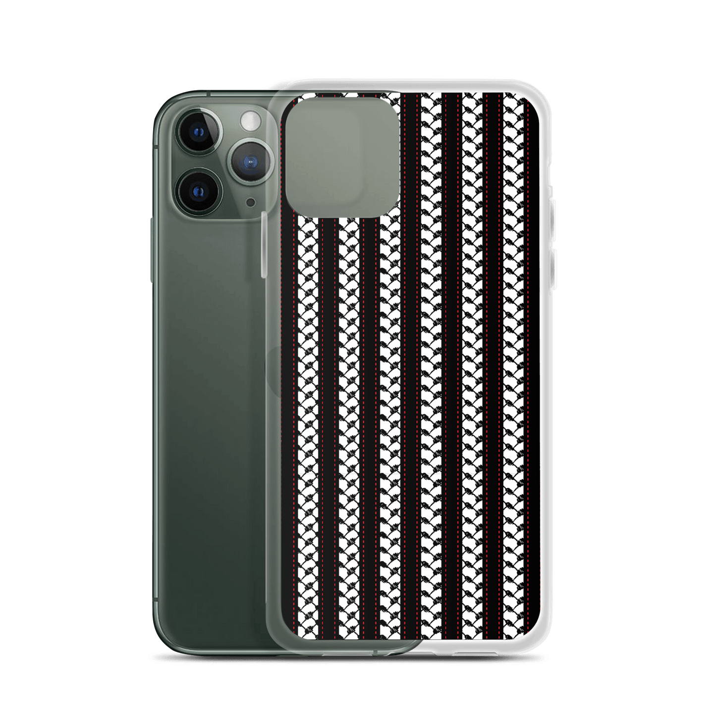 Palestine Kuffia Pattern iPhone Case