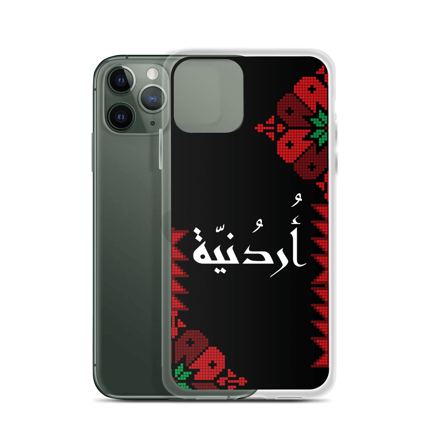 Jordan Floral Half Stitching iPhone Case