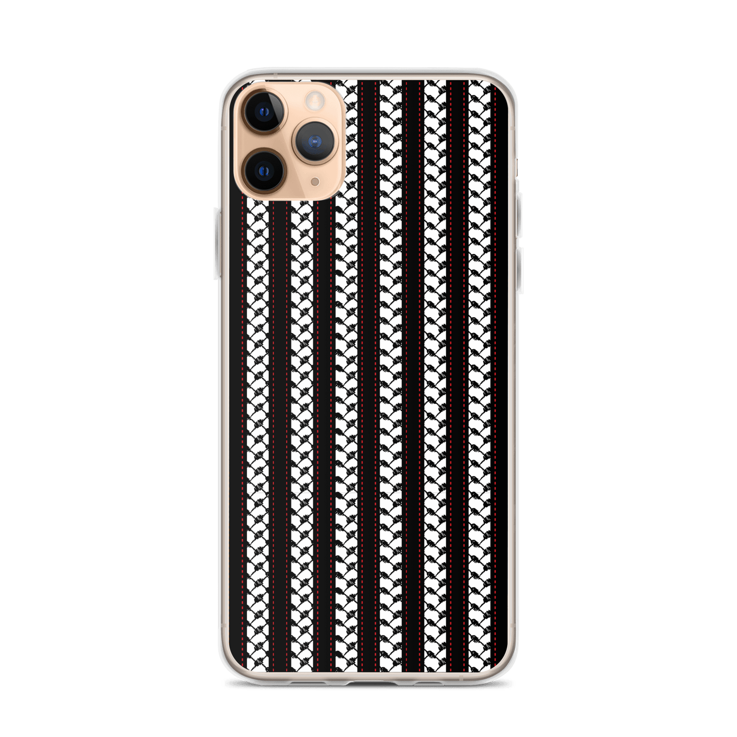 Palestine Kuffia Pattern iPhone Case