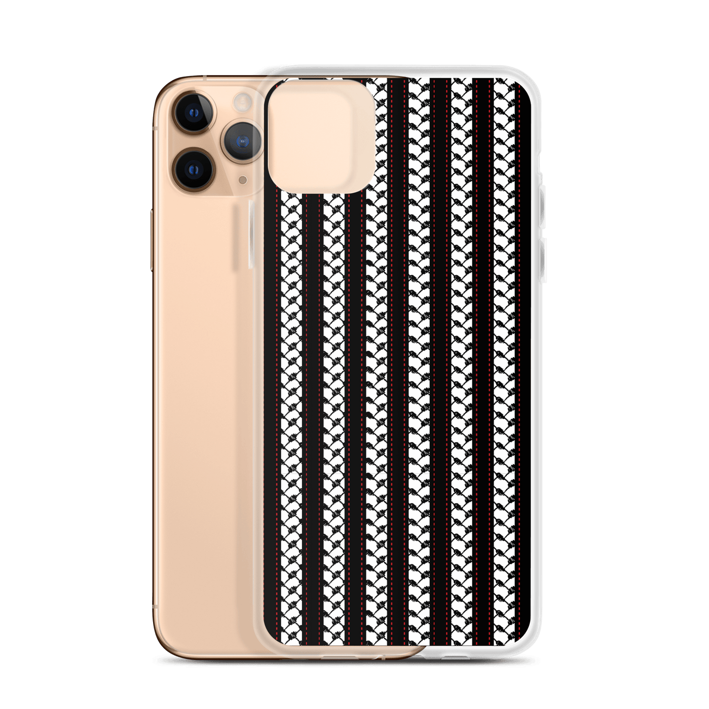 Palestine Kuffia Pattern iPhone Case