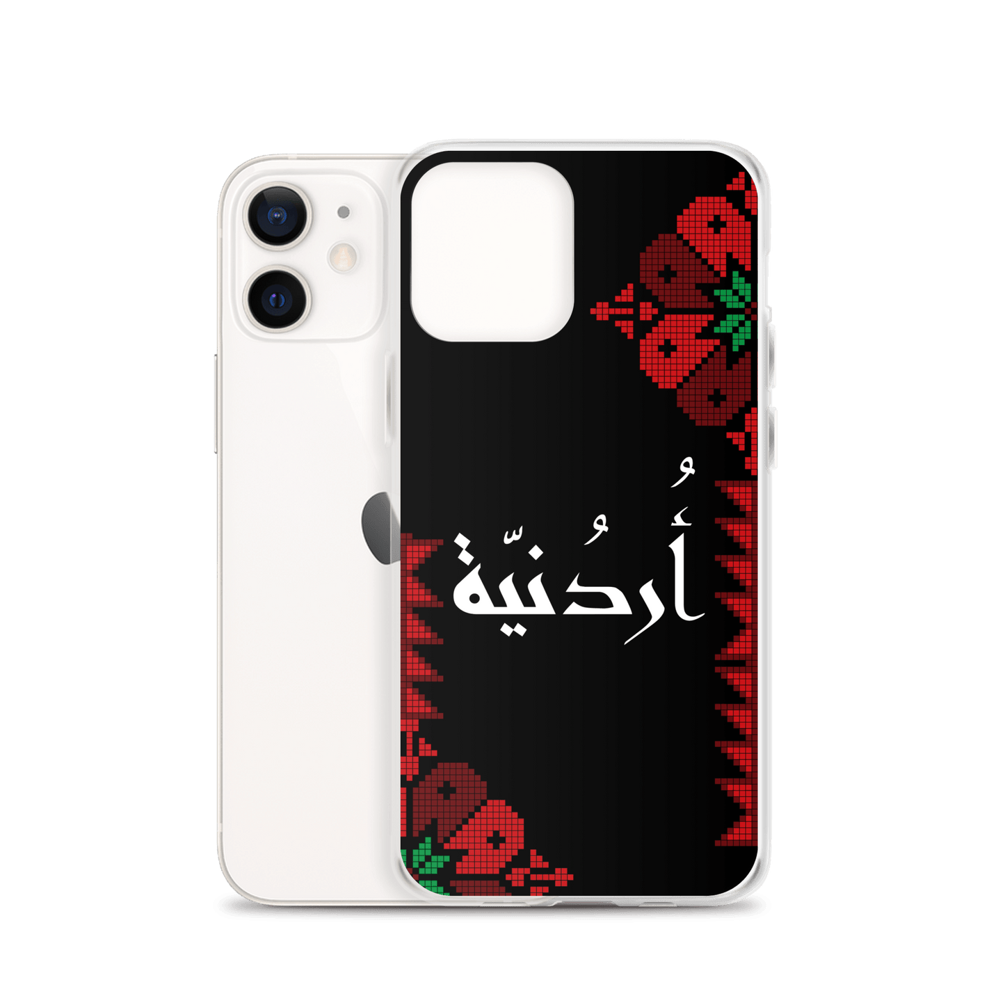 Jordan Floral Half Stitching iPhone Case