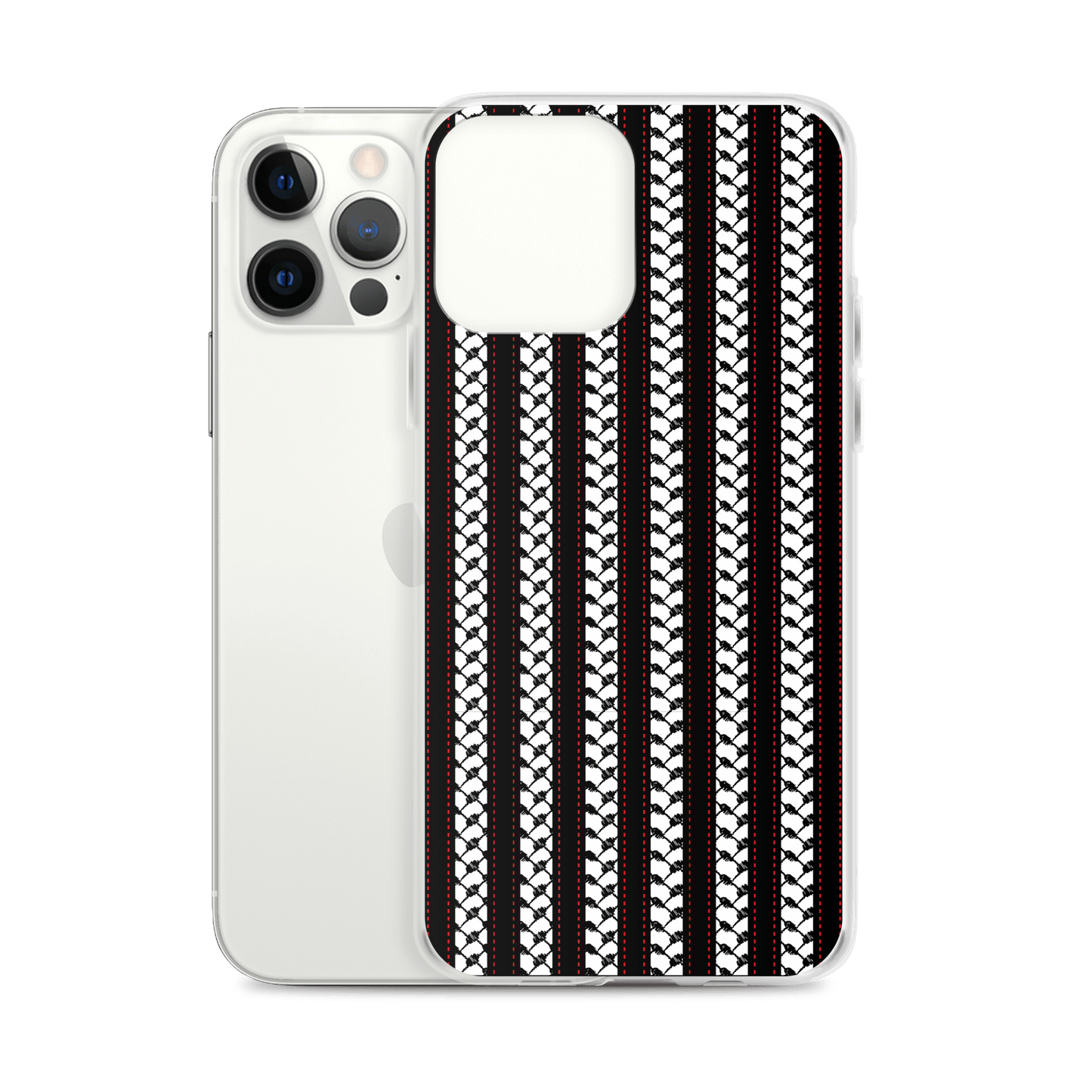 Palestine Kuffia Pattern iPhone Case