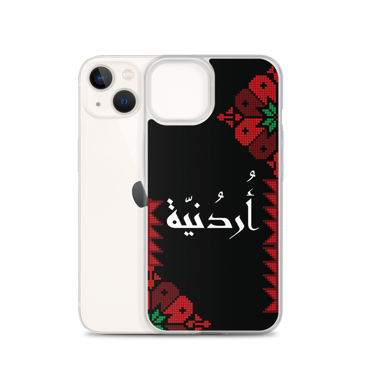 Jordan Floral Half Stitching iPhone Case