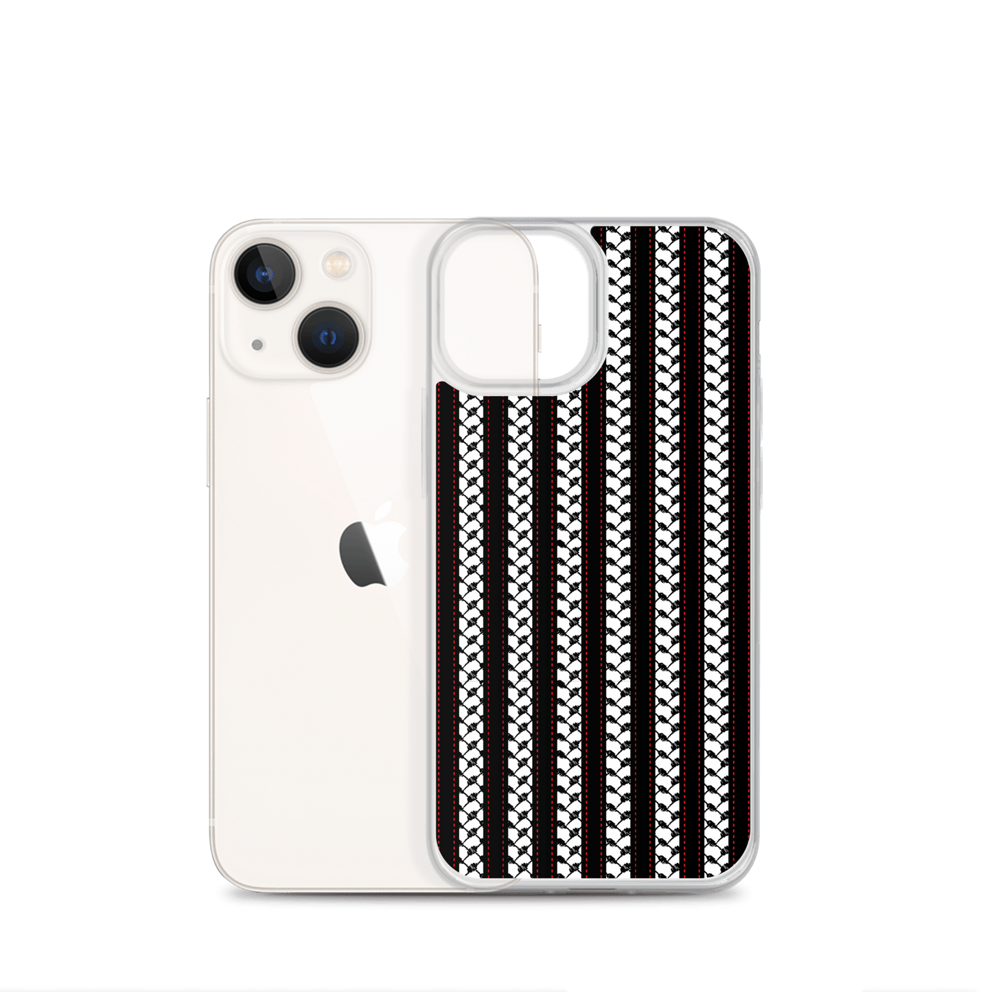 Palestine Kuffia Pattern iPhone Case