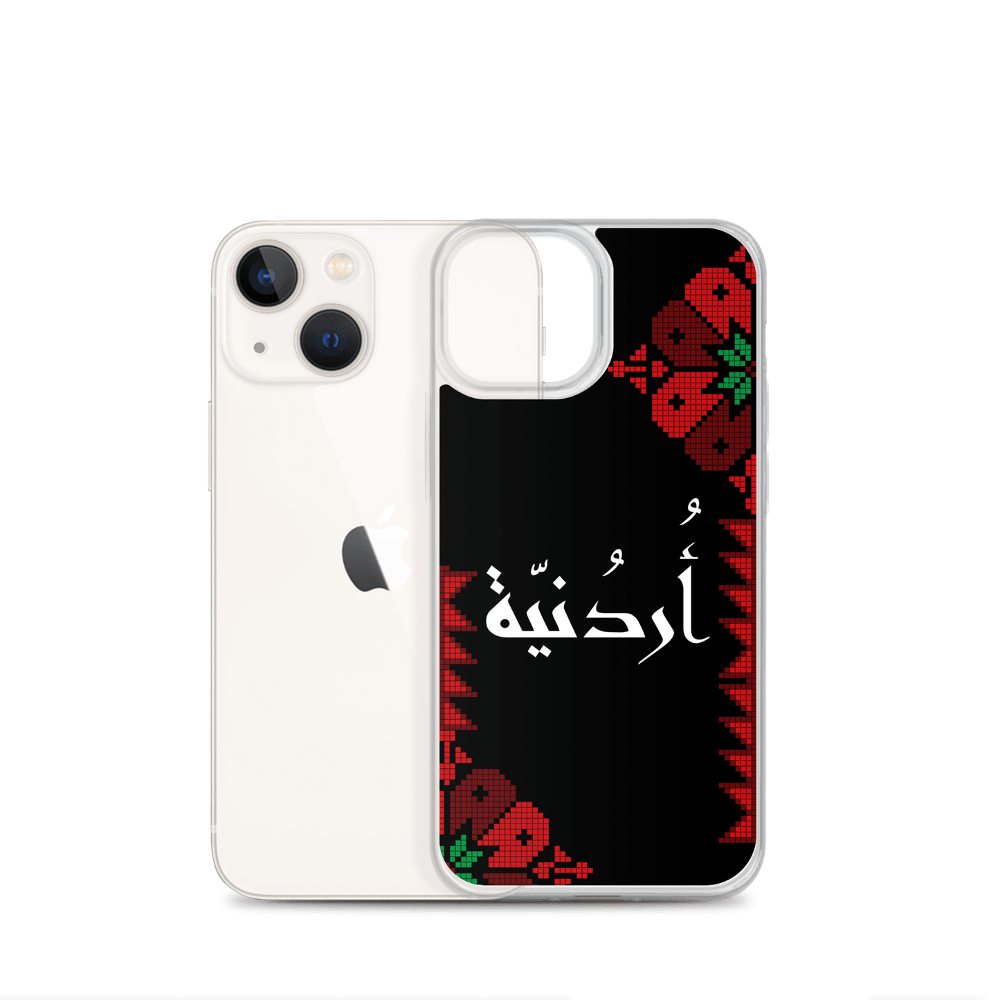 Jordan Floral Half Stitching iPhone Case