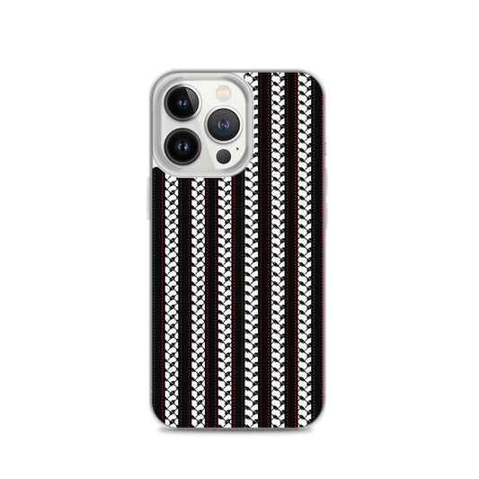 Palestine Kuffia Pattern iPhone Case