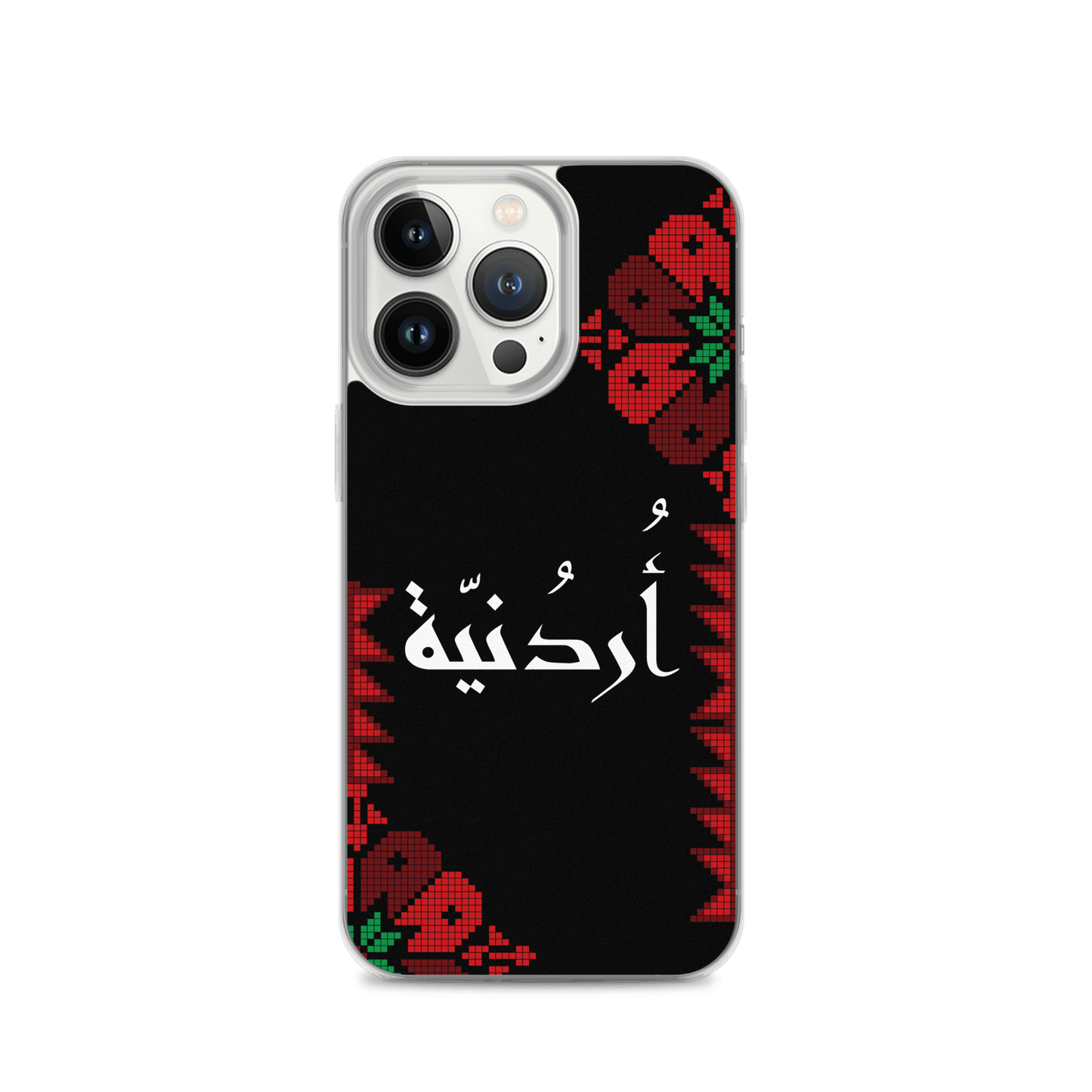 Jordan Floral Half Stitching iPhone Case