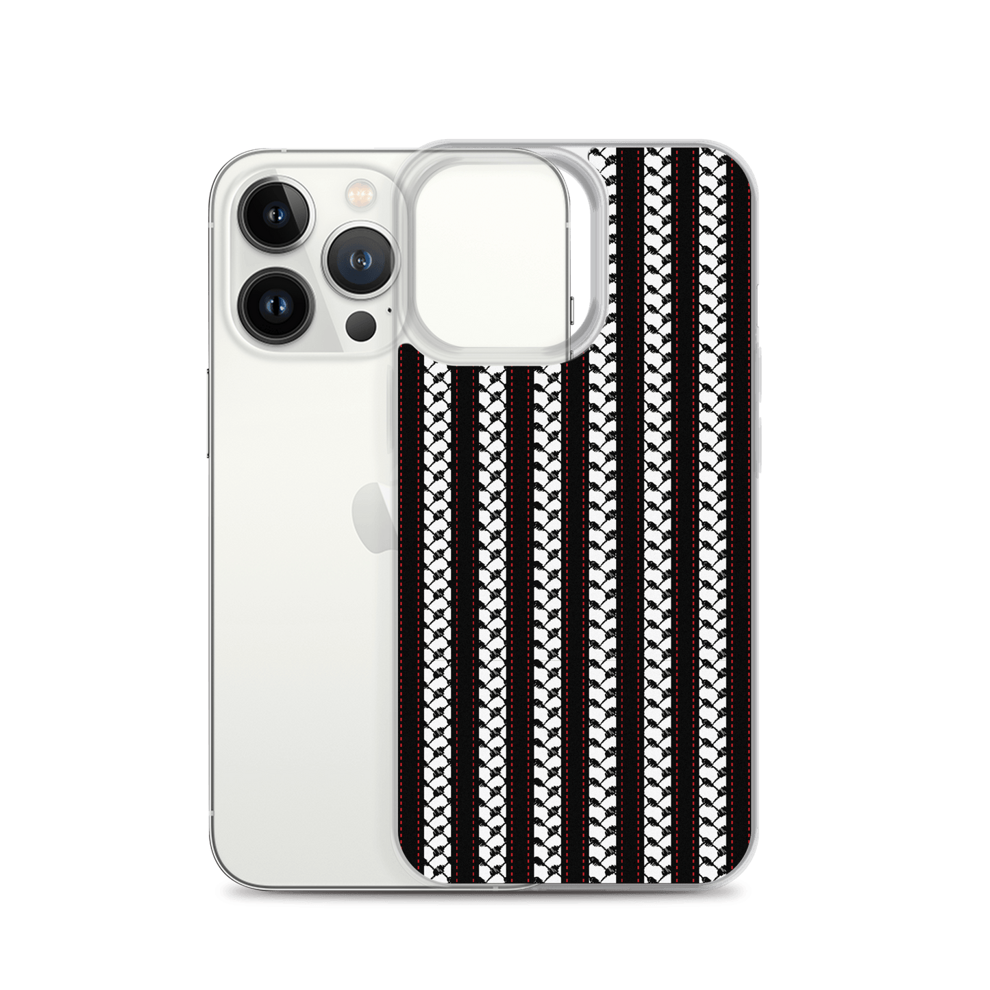 Palestine Kuffia Pattern iPhone Case