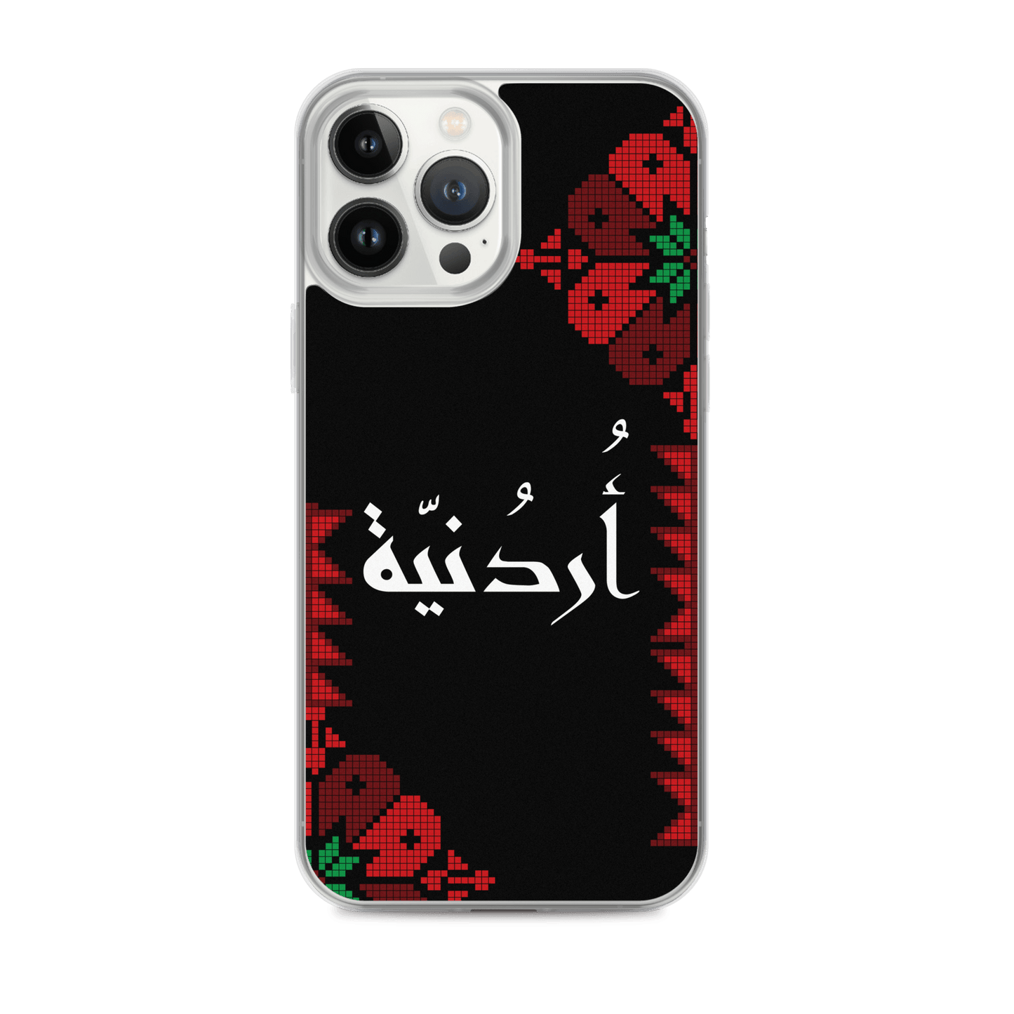 Jordan Floral Half Stitching iPhone Case