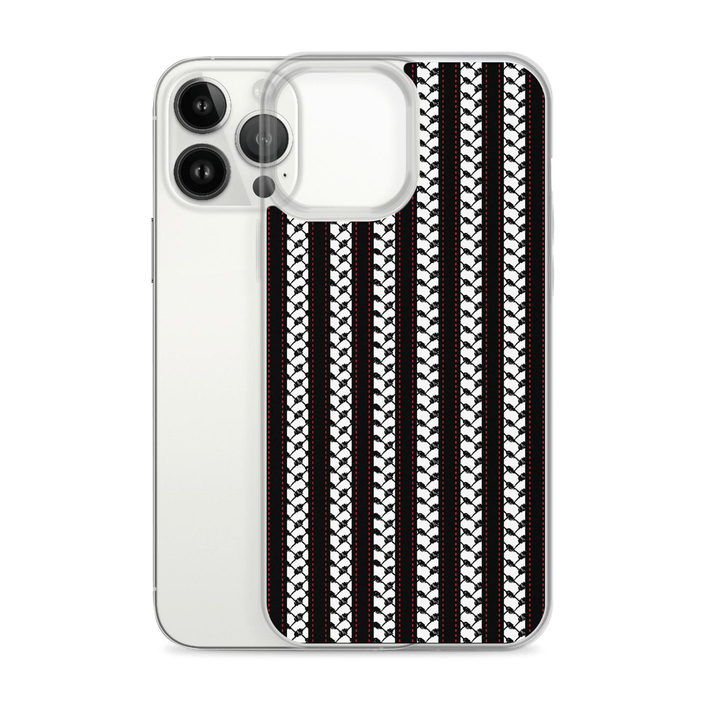 Palestine Kuffia Pattern iPhone Case