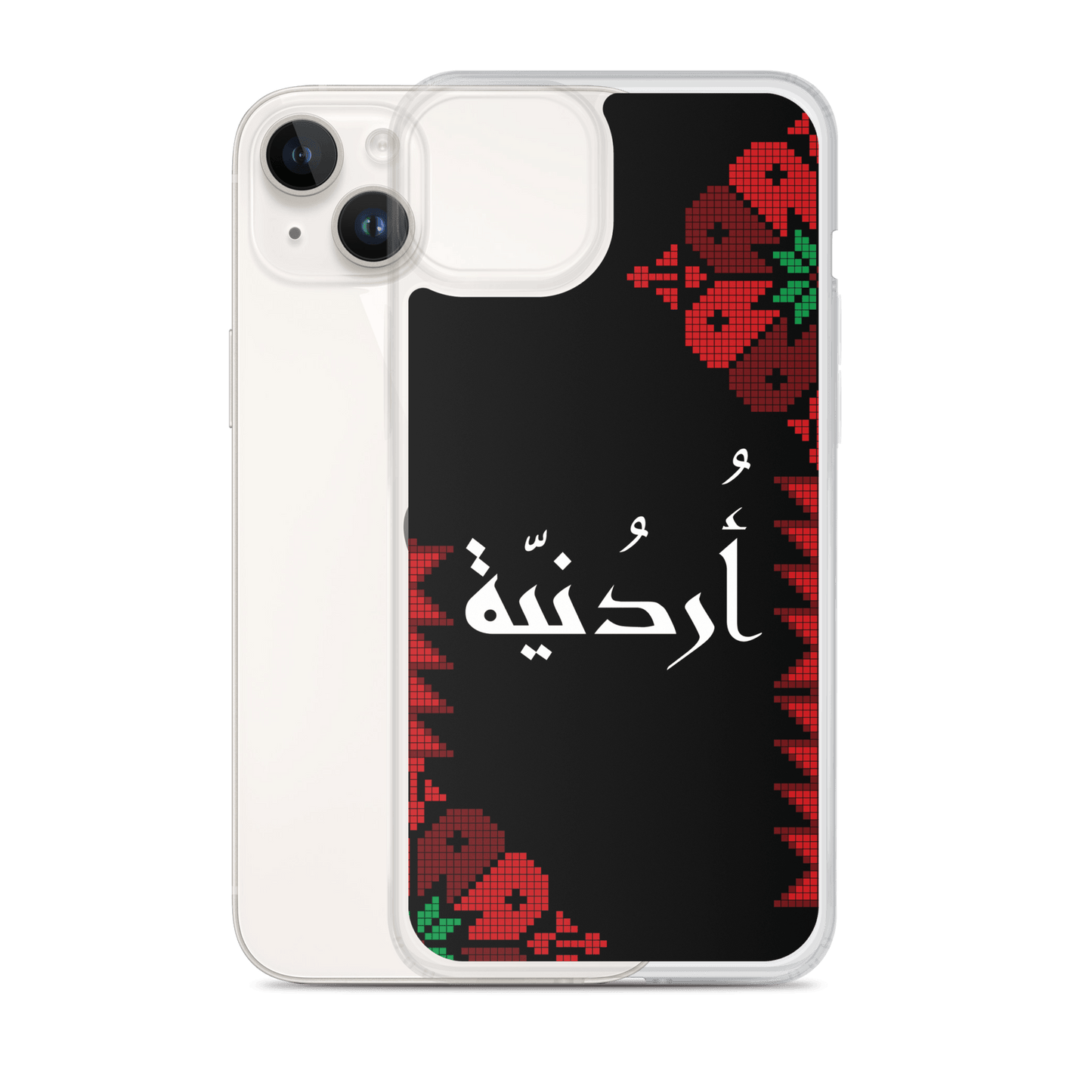 Jordan Floral Half Stitching iPhone Case