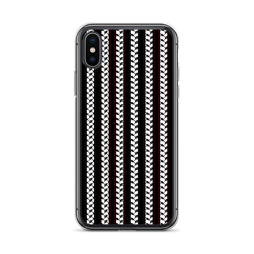 Palestine Kuffia Pattern iPhone Case