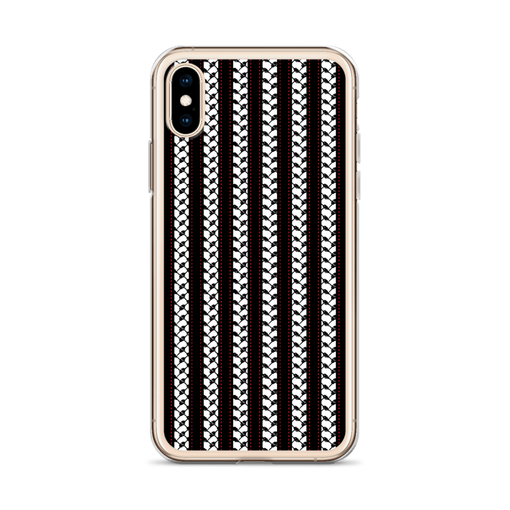 Palestine Kuffia Pattern iPhone Case