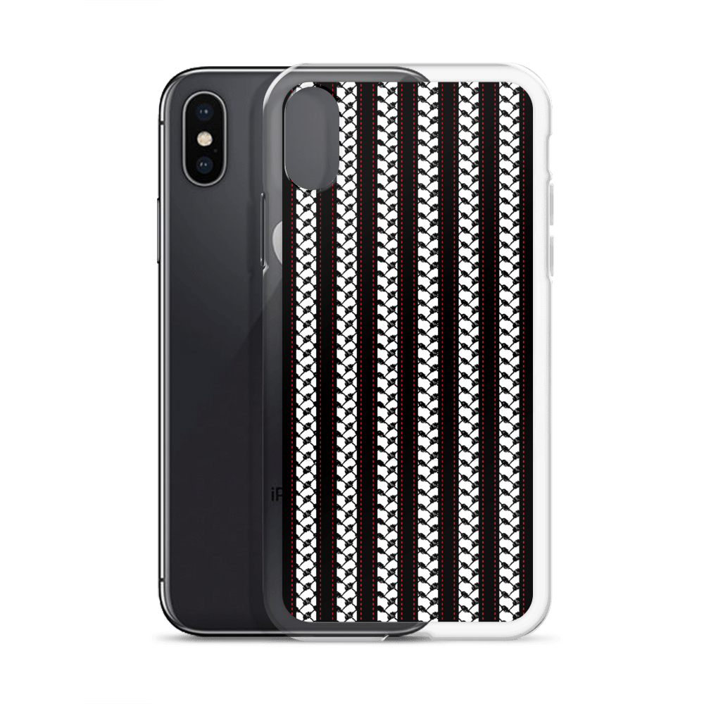 Palestine Kuffia Pattern iPhone Case