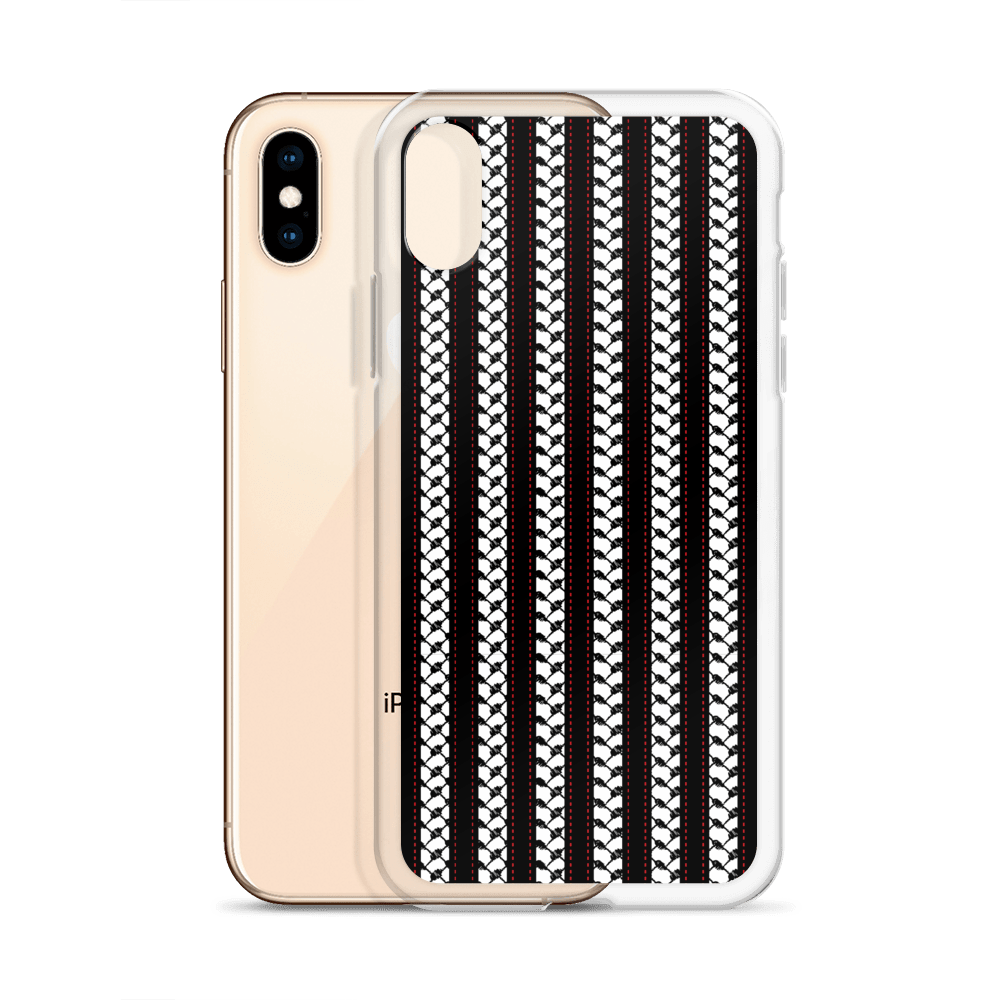 Palestine Kuffia Pattern iPhone Case