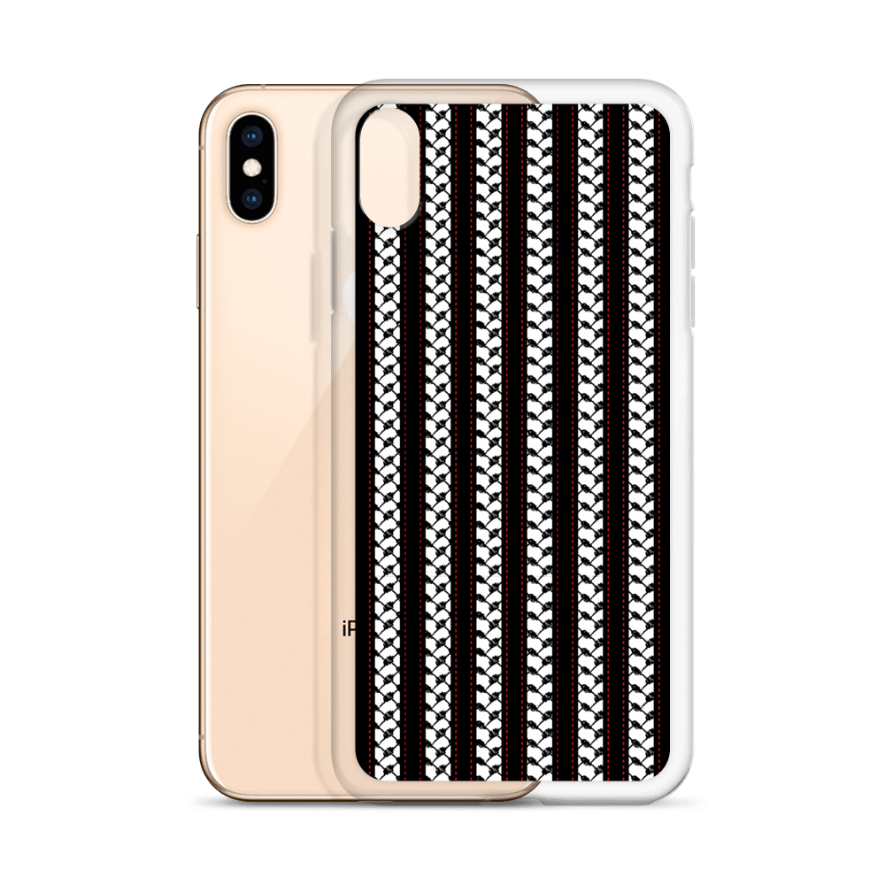 Palestine Kuffia Pattern iPhone Case