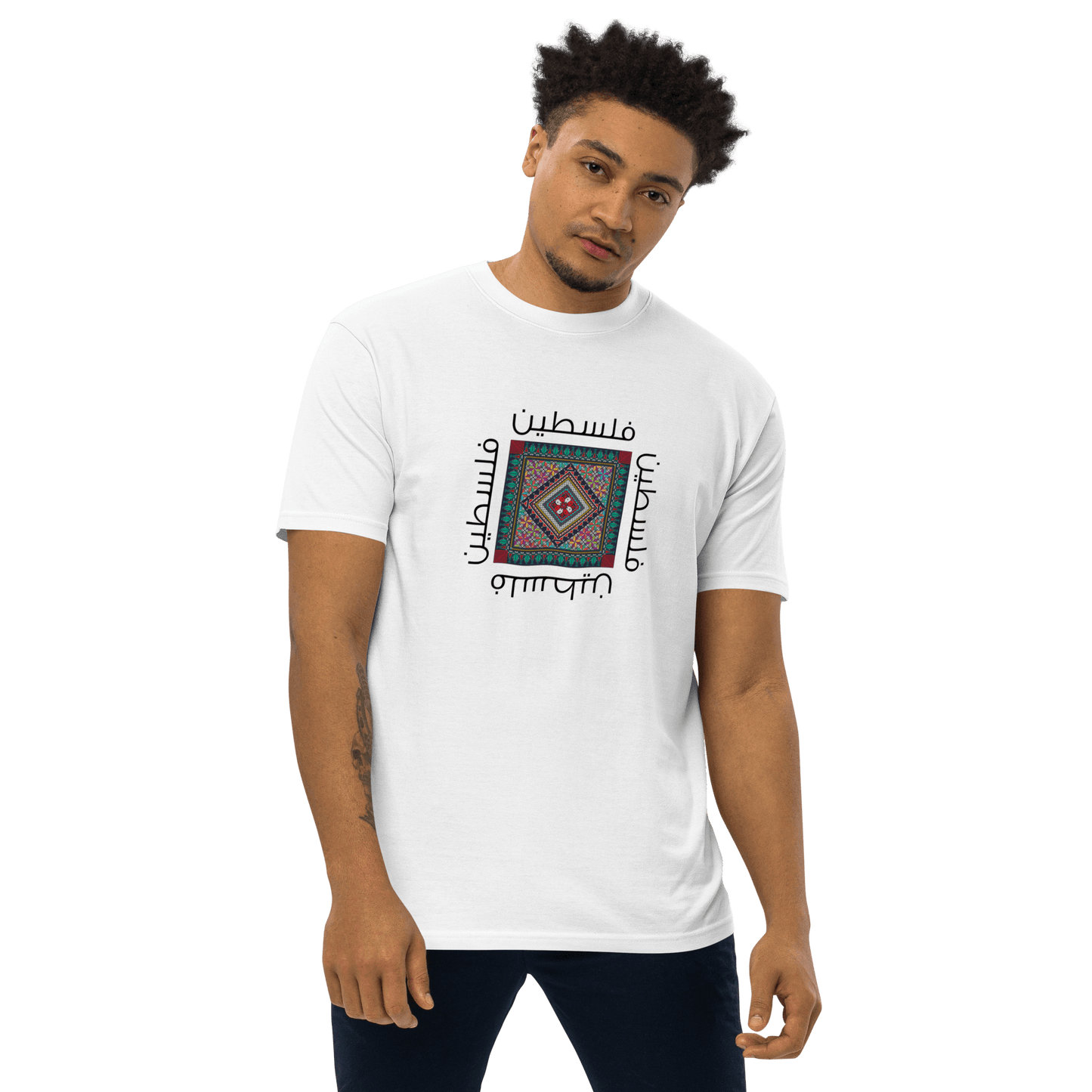 T-shirt Falasteen Tatriz pour hommes