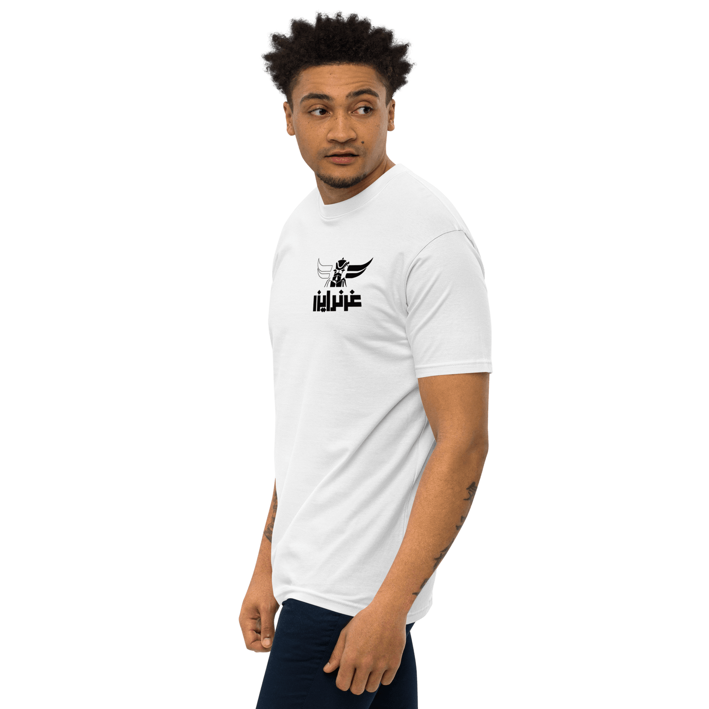 Grendizer T-shirt monochrome pour hommes