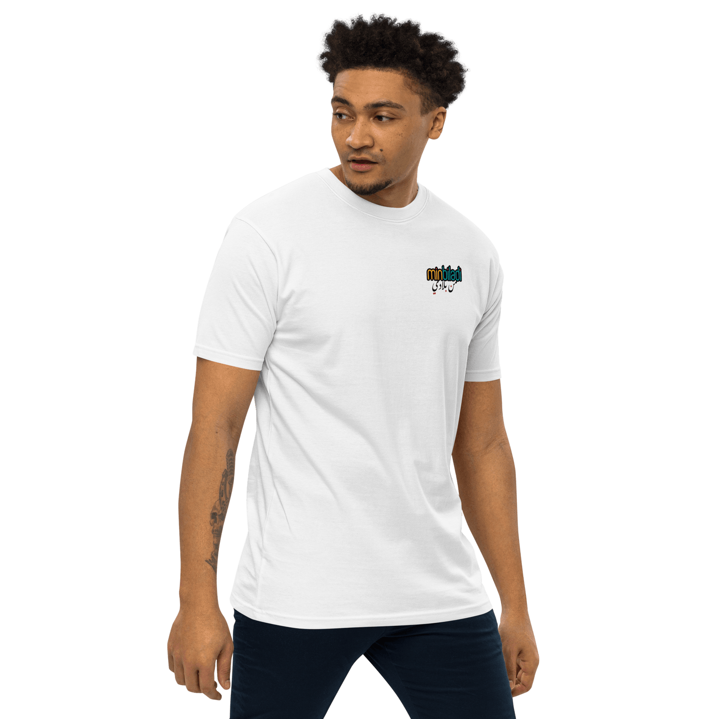 T-shirt MinBiladi Logo pour hommes