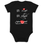 Hugs & Kisses Vegan Baby Bodysuit