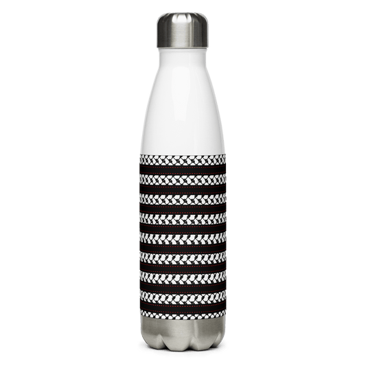 Palestinian Scarf Water Bottle