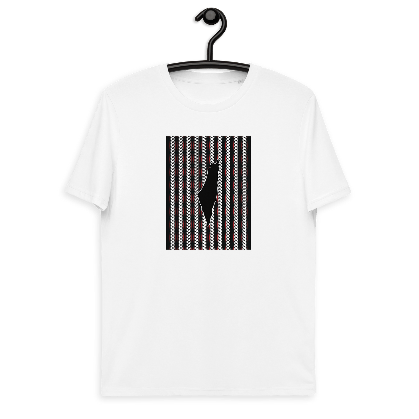 Palestinian Tatriz Pattern with Map Women Tshirt