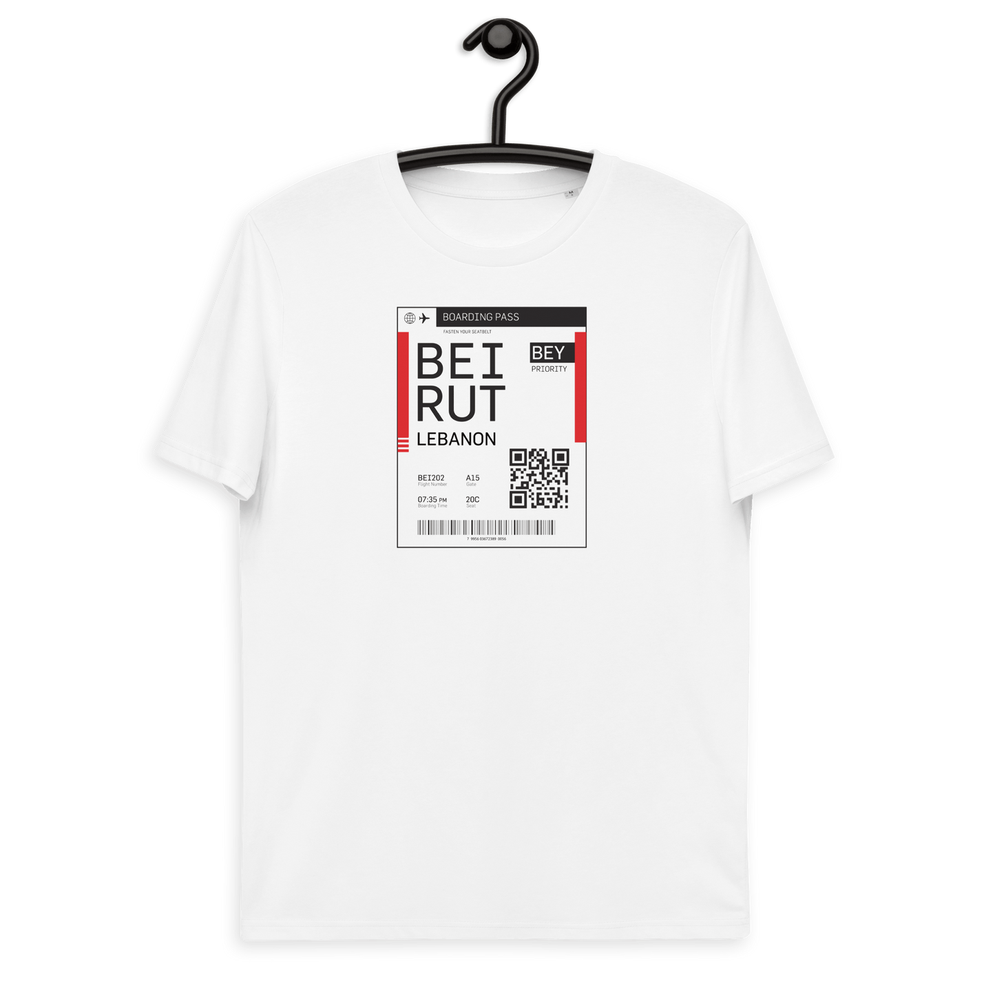 Lebanese Beirut Boarding Pass Women Tshirt